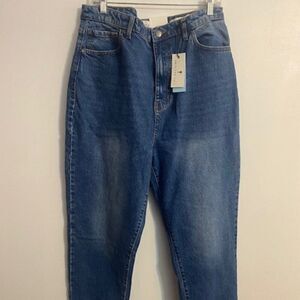 High-Rise Classic Blue Mom Jeans